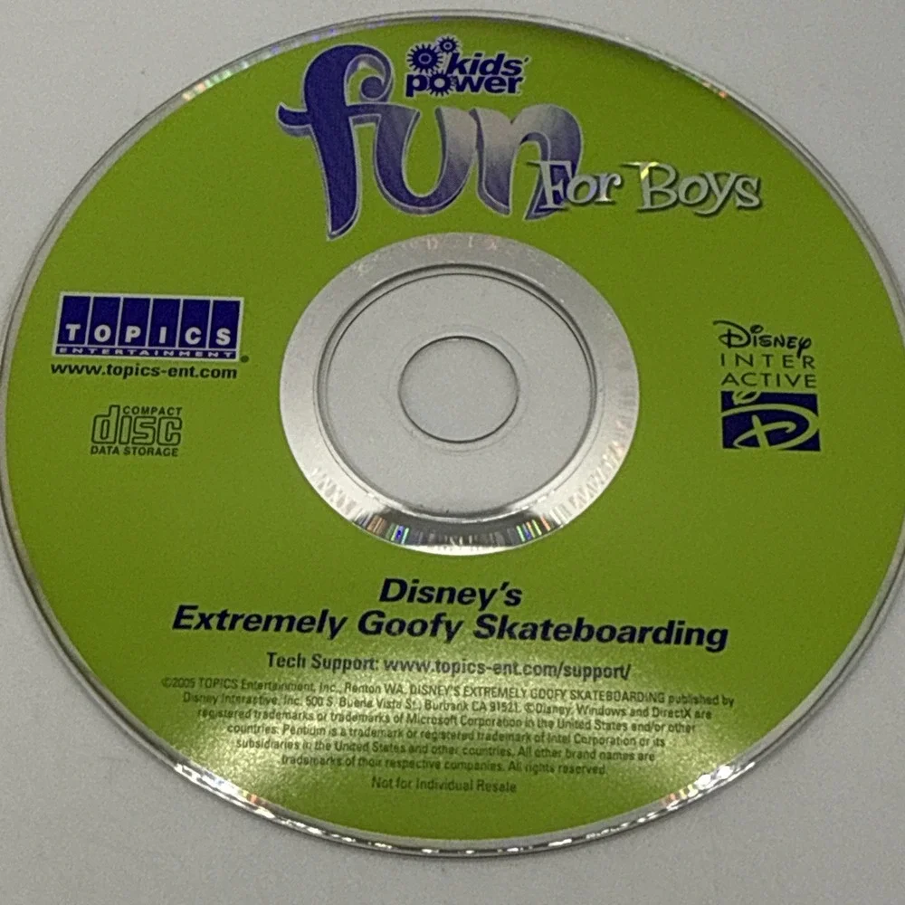 (6) Kids Power Fun For Boys PC Games‎
